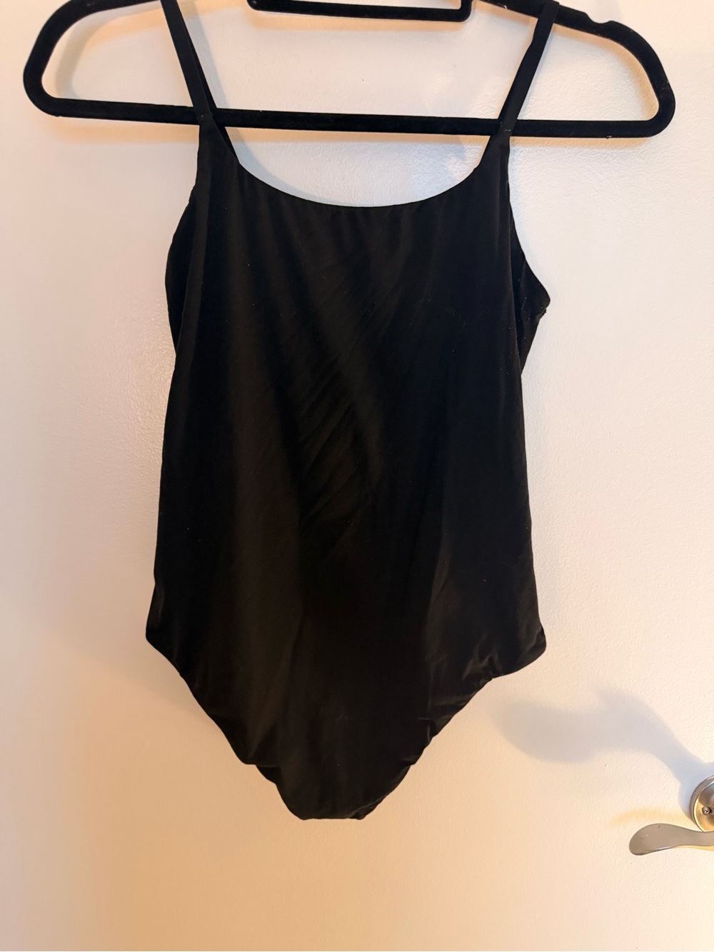 Auden Black Seamless Scoop-Neck Bandeau Bodysuit